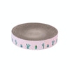 Pink Round Cat Scratcher Bed 32cm - Corrugated Cardboard