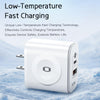 TOTUDESIGN UW128 23W USB-A to Type-C GaN Watch Fast Charging Travel Charger, Plug:EU Plug(White)