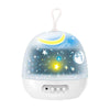 Starlight USB Fantasy Atmosphere Projection Lamp LED Rotating Night Light(White)