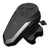 BT-S3 Motorcycle Helmet Bluetooth Headset Motorcycle Intercom Bluetooth Headset, Specification:With EU Plug Charger(Black)