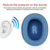 For JBL Everest Elite 750NC Headphones Imitation Leather + Foam Soft Earphone Protective Cover Earmuffs, One Pair(Blue)