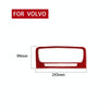 Car Central Control Air Outlet Decorative Sticker for Volvo V60 2010-2017, Left and Right Drive(Red)