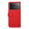 For Xiaomi Redmi K70 5G / K70 Pro 5G KHAZNEH Litchi Texture Leather RFID Phone Case(Red)