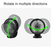 F203B Portable Car Air Outlet Sucker Electric Cooling Fan with Aromatherapy