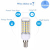 E14 5.5W 69 LEDs SMD 5730 LED Corn Light Bulb, AC 220-240V (Warm White)