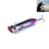 HENGJIA PO032 8cm/12g Simulation Hard Baits Fishing Lures with Hooks Tackle Baits Fit Saltwater and Freshwater (2#)