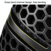SULAITE Cycling Honeycomb Breathable Heat Dissipation Motorcycle Adjustable Protective Gear, Style: 4pcs /Set Knee Elbow Pads