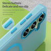 For Samsung Galaxy S24 FE 5G MagSafe Frosted Translucent TPU + PC Full Coverage Phone Case(Blue)