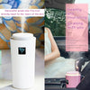 Small-3 2W Humidifier Moisture Meter Moisturizing Instrument with LED Night Light, Water Tank Capacity: 260ml(White)