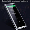 M27 1.8 Inch Bluetooth MP3/MP4 Music Player E-Book Recorder, Size: 32GB(Black)