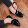 British Style Pointed Shoes Versatile Casual Shoes Slip-on Men Shoes, Size:44(Black Suede)