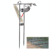 Double Spring Metal Fully Automatic Pole Lifting Bracket Stainless Steel Fishing Rod Pole Lifter