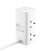 LDNIO SC4396 70W Desktop Multi-function GaN Desktop Charger 2AC, 1U, 2C with 1 Socket, Plug:UK Plug(White)