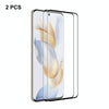 For Honor 90 2pcs ENKAY Hat-Prince 3D Curved Full Glue High Sense Tempered Glass Film