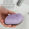 Pet Shower Brush with Soap Dispenser - Green