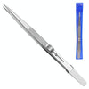 Diamond Jewellery Tweezers With Slotted Stainless Steel Tweezers ,Spec: Straight