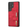 For Samsung Galaxy S25 Ultra 5G Skin Feel Dream RFID Anti-theft PU Card Bag Phone Case(Red)