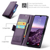 For Samsung Galaxy A26 CaseMe 023 Butterfly Buckle Litchi Texture RFID Anti-theft Leather Phone Case(Purple)