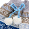 XXS Christmas Snowflake Dog Sweater (Rose Red)