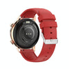 HK39 1.1 inch Smart Silicone Strap Watch Supports Bluetooth Call/Blood Oxygen Monitoring(Red)