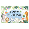 180x90cm Animal Birthday Theme Backdrop Cloth Party Decoration(2023SRB94)