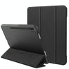 For Samsung Galaxy Tab S8 / X700 3-folding Honeycomb TPU Smart Leather Tablet Case(Black)