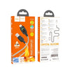 hoco U124 2.4A USB to 8 Pin Smart Power-off Data Cable, Length: 1.2m(Black)