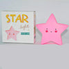 LED Bedroom Bedside Children Room Stars Cartoon Night Light(White)