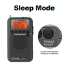 HRD-737 Portable Aircraft Band Radio Wide Frequency Receiver (Gold)