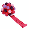 Dog Sniffing Ball, Fleece Puzzle Toy, Pink & Purple