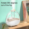 K11 1500ml Transparent Humidifier Household Mute Small Air Purifier Large-Capacity Ultrasonic Humidifier, CN Plug(White)