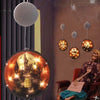 Halloween Star String Light Show Window Horror Decoration LED Battery Powered Hanging Lamp(Castle)