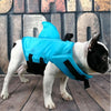 Dog Life Jacket, Shark Fin, Blue, Large (L) - Pet Floatation Aid