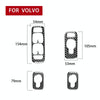 Car Carbon Fiber Window Lift A Decorative Sticker for Volvo XC90 2003-2007, Left Drive