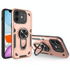 For iPhone 11 Metal Rotating Bracket TPU + PC Magnetic Phone Case(Gold)