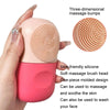 Beauty Capsule Tool Facial Massage Cleansing Silicone Compress Ice Compartment Mold(Pink Rose Red)
