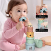 5 In 1 Stacking Teether Toddler Baby Grip Anti Teething Stacking Stacking Castle Kids Toys
