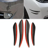 4 PCS Universal Car Carbon Fiber Front Air Knife Decorative Sticker