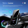 Fast Charging Retractable Recharging Cell Phone Holder With Wireless CarPlay Android Auto Function(Standard)