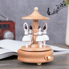Dance Angel Shape Home Decor Originality  Wooden Musical  Boxes