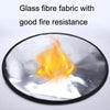Round Camper Camping Lawn Fire Rack Flame Insulation Land, Diameter: 30 Inches