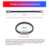 XJ-73 20cm USB to 8 Pin Bracelet Charging Data Cable(White)