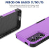 For Samsung Galaxy S24 FE 5G 2 in 1 PC + TPU Phone Case(Purple)