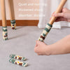 4pcs / Set Knitted Wool Silicone Silent Non-Slip Chair Foot Cover(Yellow Smiley)