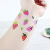 20 PCS Waterproof Painted Fruits Vegetables Plants Children Tattoo Stickers(EC-536)