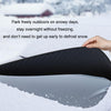 Car Front Windshield Snow and Anti-freeze Thickened Car Cover, Size: Black SUV