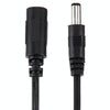 5.5 x 2.1mm DC Female to 5.5 x 2.1mm DC Male Power Connector Cable for Laptop Adapter, Length: 15cm(Black)