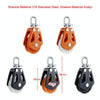BSET MATEL Marine Nylon Plastic Swivel Bearing Single Pulley(Type 1)