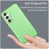 For Samsung Galaxy A55 5G Frosted Translucent TPU Hybrid PC Full Coverage Phone Case(Green)