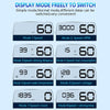 Car HUD Head-Up Display, OBD2, Speed, RPM, Temp, Blue